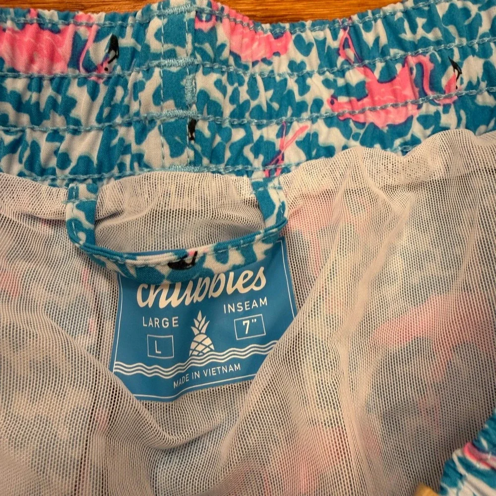 New Chubbies Swim Trunks Bathing Suit Mens Large 7